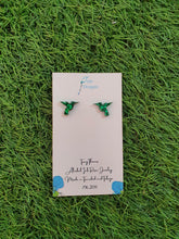 Load image into Gallery viewer, Small Hummingbird Studs by Bota Designs
